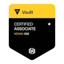 HashiCorp Certified: Vault Associate badge